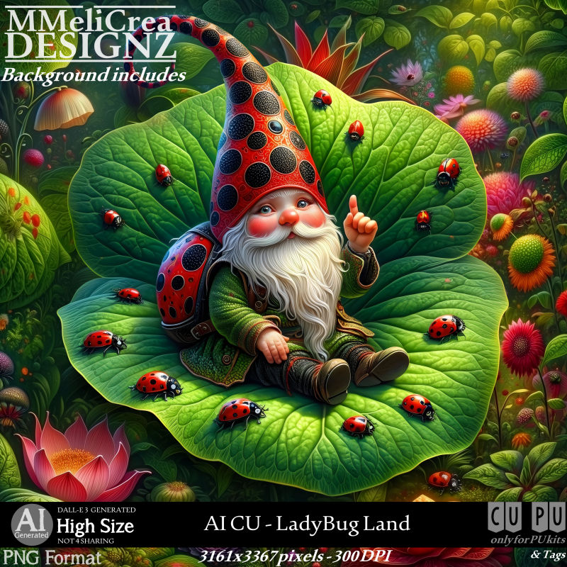 (image for) AI - CU LadyBug Land (CU4PU/PNG)